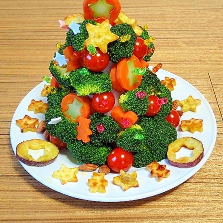 うちのサラダ クリスマスツリーのサラダ 1日目 レシピ 作り方 By おいしんぼ 楽天レシピ うちのサラダ クリスマスツリーのサラダ 1日目 レシピ 作り方 By おいしんぼ 楽天レシピ